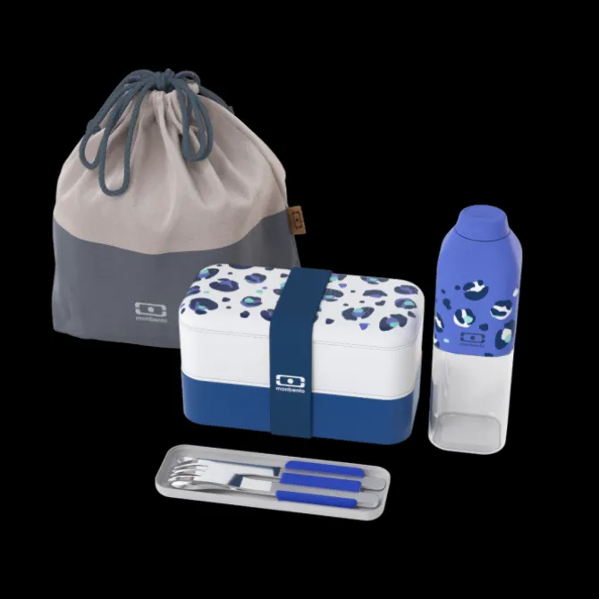 Store Monbento Pack complet MB Original bleu Leopard