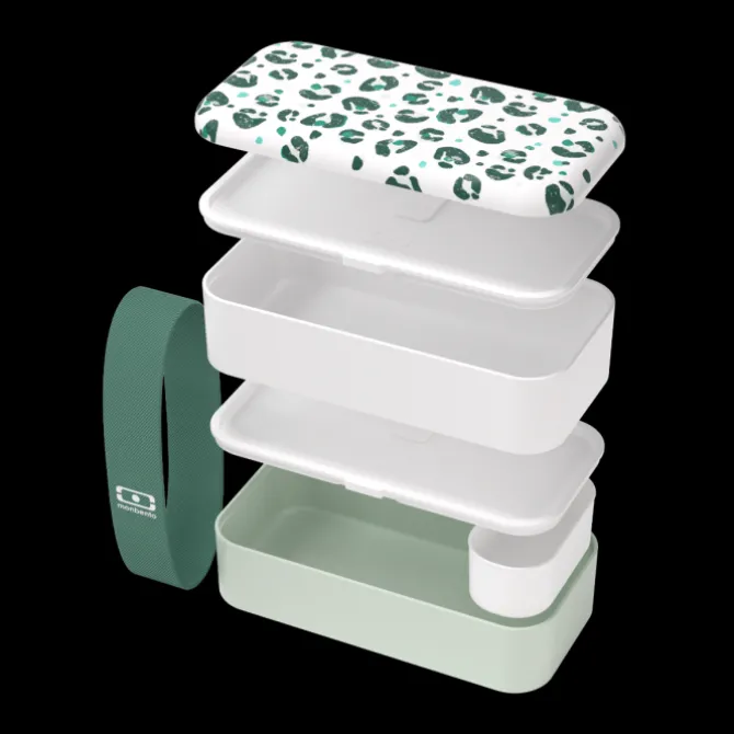 New Monbento Pack complet MB Original vert Leopard