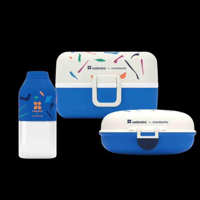 Store Monbento Pack enfants Catimini bleu Terrazzo